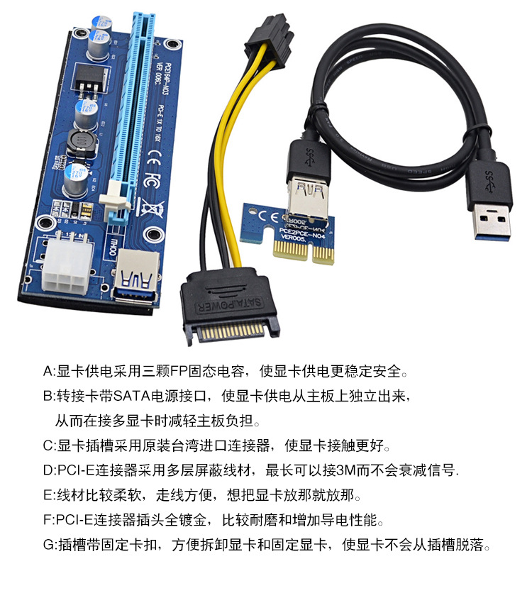 显卡转接线 从延长线到转接卡的全面解析